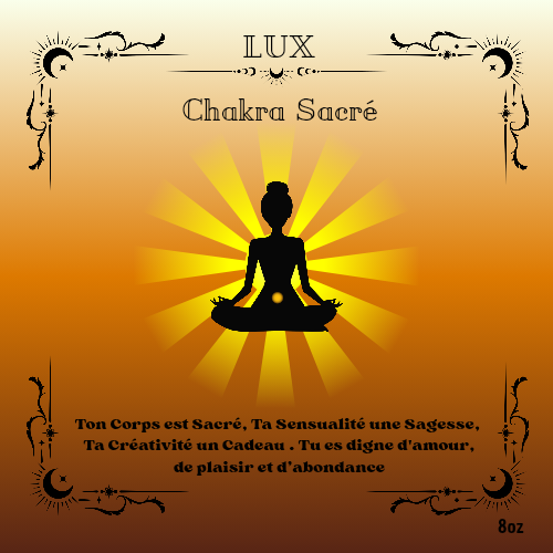Chandelle Chakra Sacré