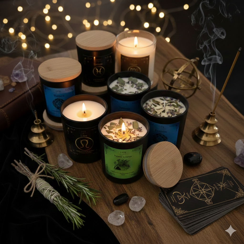 Collection Chandelles Astrologiques - Lux Sortilèges