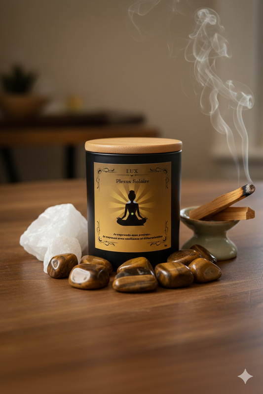 Chandelle Chakra Plexus Solaire