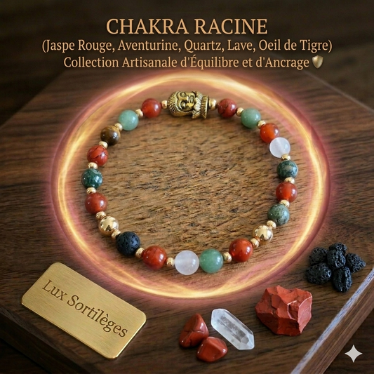 Bracelet Chakra Racine : Ancrage et Force