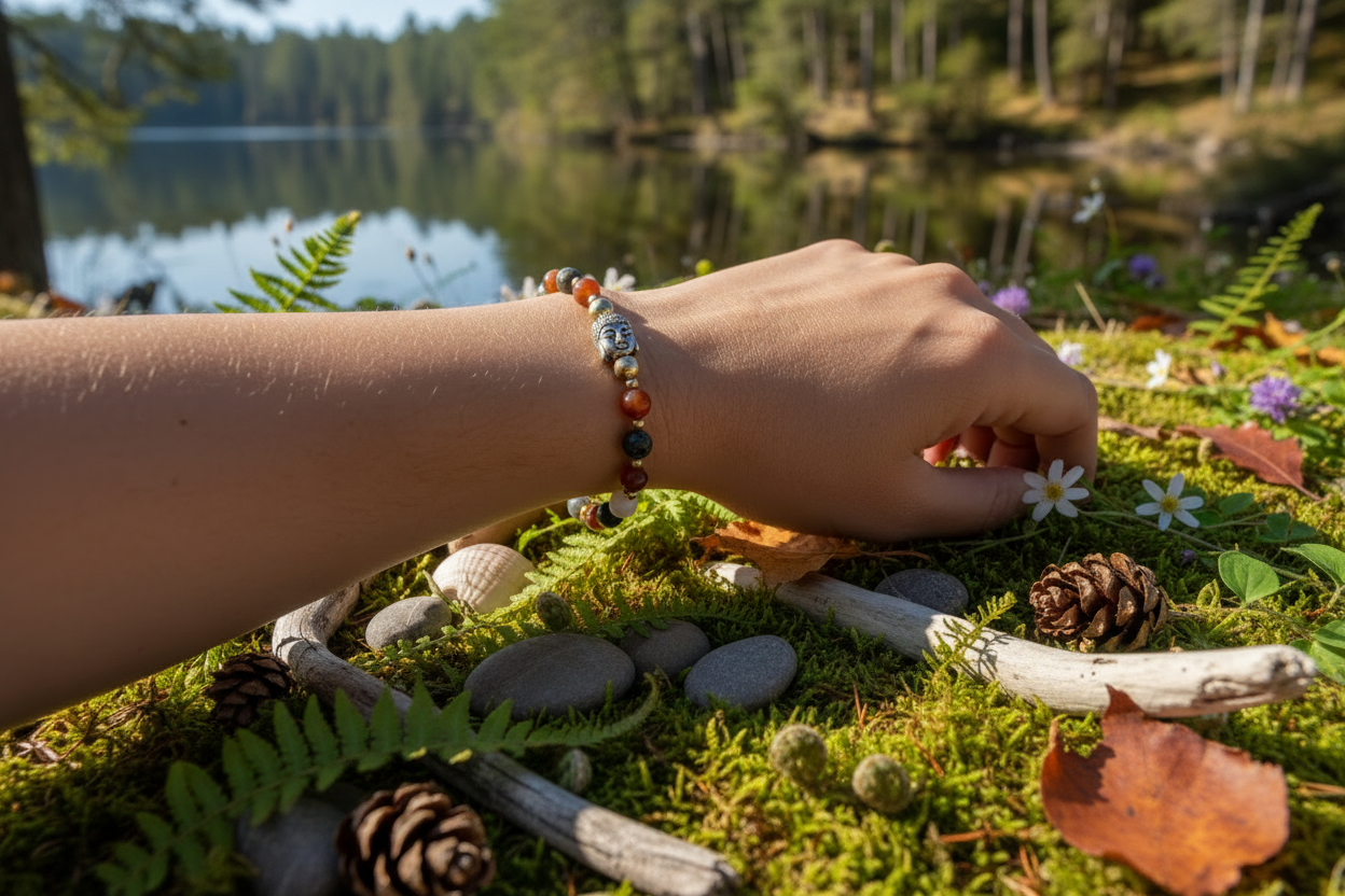 Bracelet Chakra Racine : Ancrage et Force